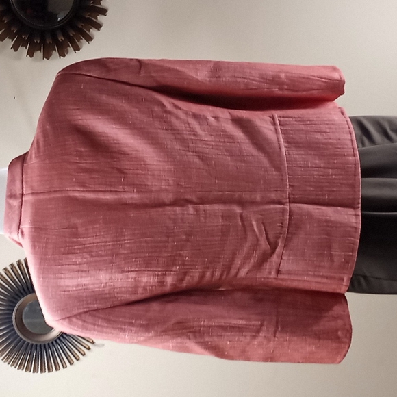 AKRIS wool/linen notch collar blazer US12 F44 D42 sz.6 - Picture 4 of 6